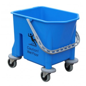 施達 帶輪水桶車 藍色 25L